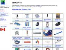 Tablet Screenshot of dynamicaqua.com